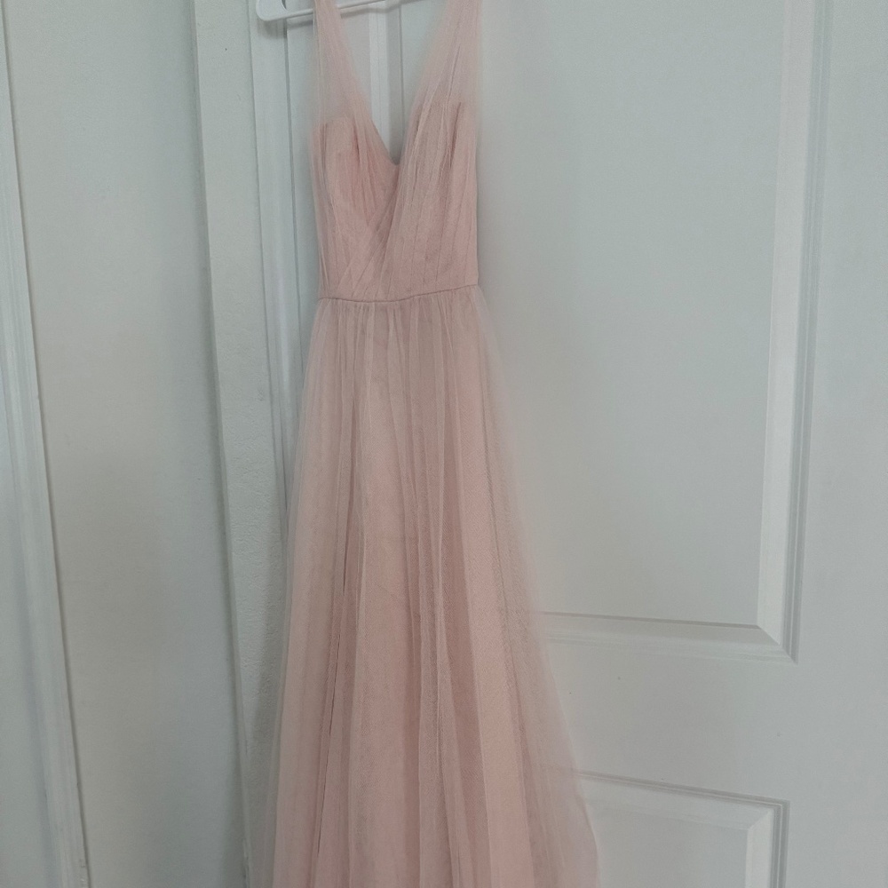 Pink tulle gown